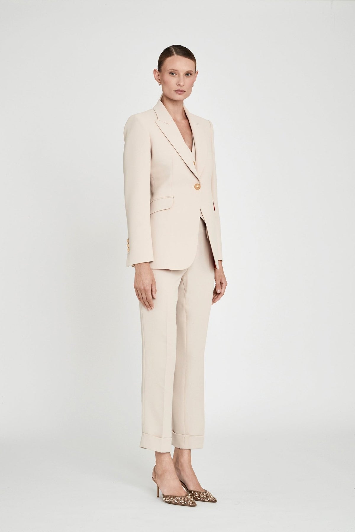 TRAJE TRES PIEZAS PARIS BEIGE - THE EXTREME COLLECTION